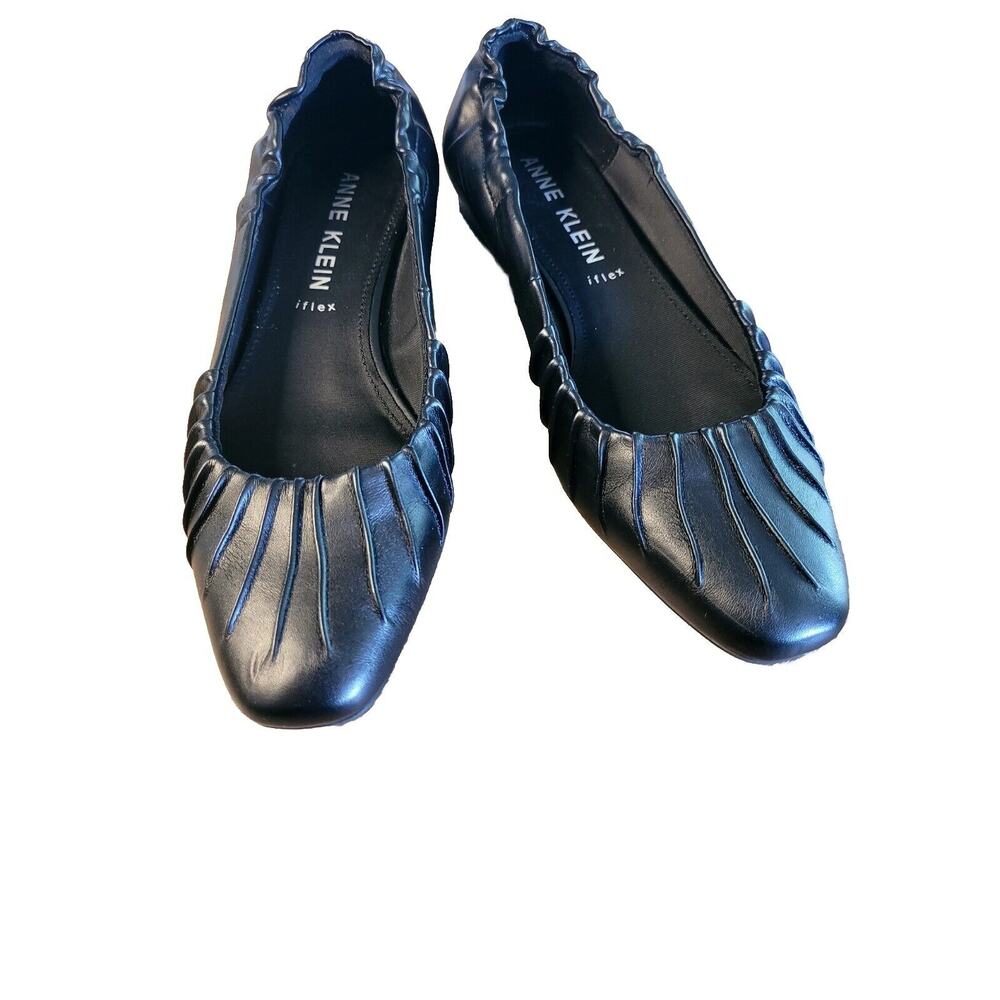 Anne Klein iFlex Christina Comfort Square Toe Slip-On Ballerina Shoes Size 8M